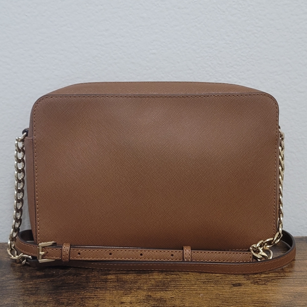 Michael Kors Leather Crossbody Bag Jet Set - Picture 2 of 7